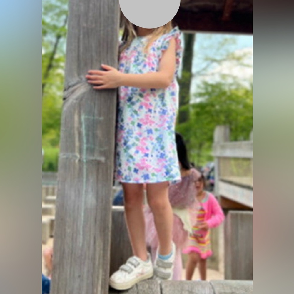 CREWCUTS by J. Crew Girls Spring Floral Print Dress - Size 5 years
